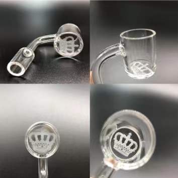 14mm 90 crown button male banger