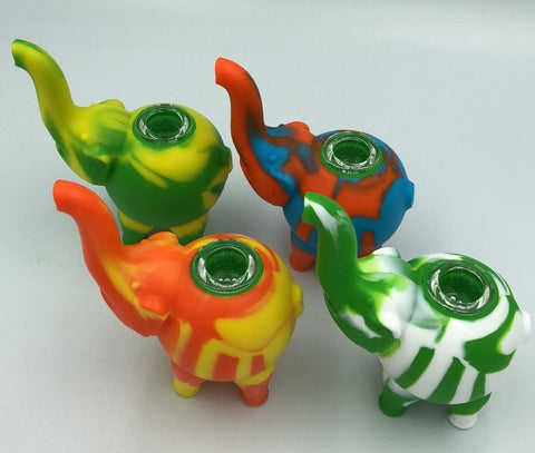 Silicon Elephant Pipe