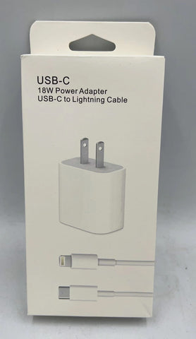 18W USB-C Iphone Fast Charging Set