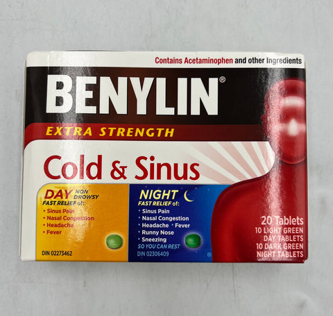 BENYLIN Cold & Sinus Day and Night